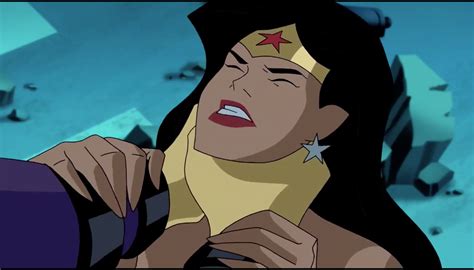 Wonder Woman suffers at the hands of villain Vain